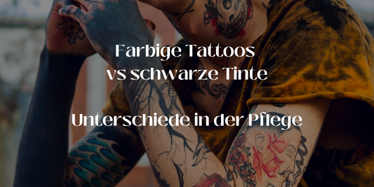 Color Tattoos vs. Black Ink – Differences in Care and Longevity
