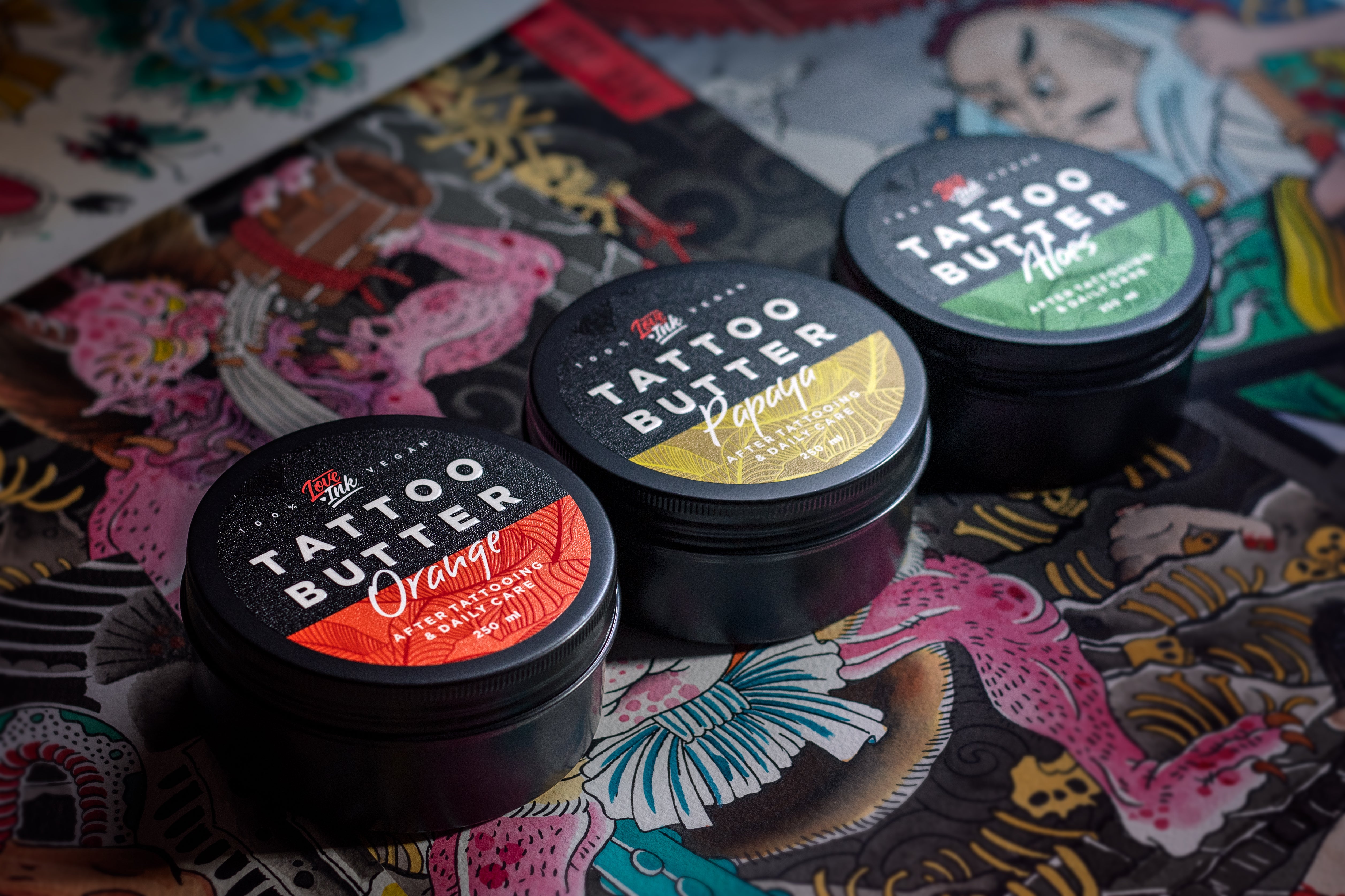 Tattoo Butter 250ml – Loveink - Tattoo Cosmetics