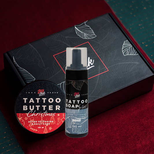 Nuestro set de regalo Tattoo Butter Christmas + Tattoo Soap
